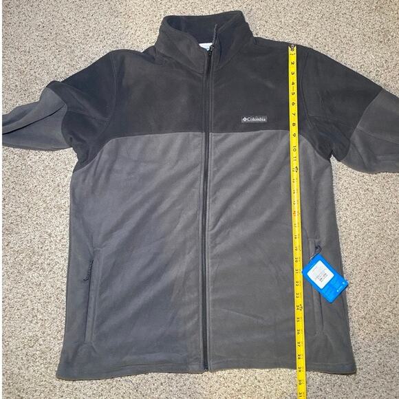 Columbia - Basin Trail Gray Fleece Jacket - Men's Size XXL Big and Tall - Picture 6 of 11